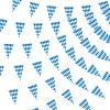 230 Feet Oktoberfest Bavarian Pennant Banner - Hanging Check Flag German Themed Party Decoration view 1