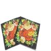 100-Pack Decorative Napkins Disposable Paper Party Napkins for Birthday Parties, Celebrations and Special Occasions - Flowers Design view 1