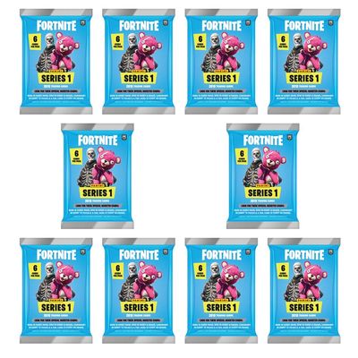 2019 Panini Fortnite Series 1 Trading Cards, 10-Pack Mega Bundle