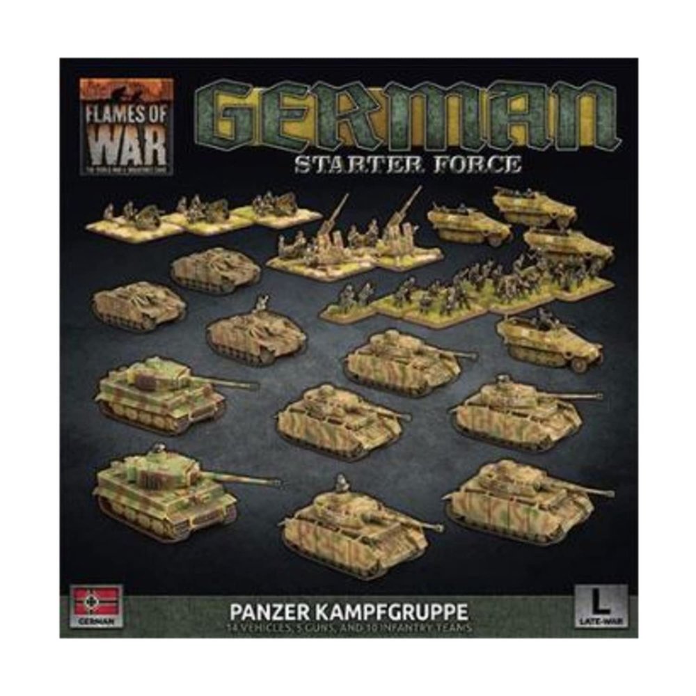Flames of War German Starter Force Panzer Kampfgruppe