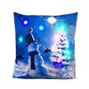 Anixl Merry Christmas LED Light Up Glowing Santa Claus Pillow Case view 3