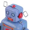 Anixl Vintage Drumming Robot Metal Tin Clockwork Wind Classic Toys for Boy Kids view 2