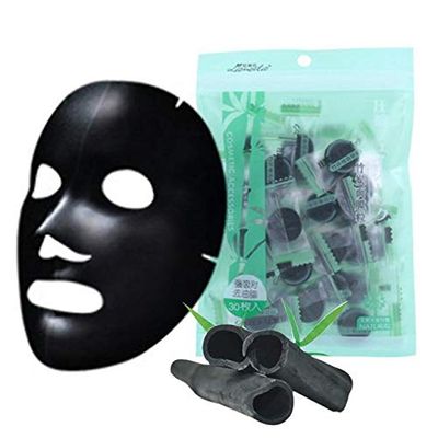 Anixl Natural Bamboo Charcoal Compressed Black Mask
