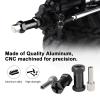 4-Pack HobbyPark RC Wheel Spacers 12mm Hex Drive Hubs Combiner Coupler Aluminum 25mm Offset Extension for 1/10 RC Crawler Car Parts (Black) view 4