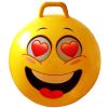 AppleRound Hippity Hoppity Jumping Ball with Pump, Bouncy Ball with Handle, 20in/50cm Diameter for Age 7-10, Kangaroo Bouncer, Space Hopper with Handle for Children, Printed Design (Heart) view 1