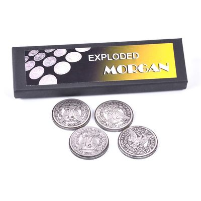 SUMAG Exploded Morgan Magic Tricks Multiply Coin Appearing Disappearing Magic Magician Stage Accessories Illusion Props Gimmick