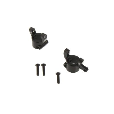 Atomik Alloy Front C-Hub - RC Car Replacement for Axial SCX10 II - Hardened, Durable Billet 6061 Aluminum, Front Chassis Upgrade AX31382 - Black