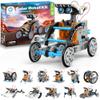 Sillbird 12-in-1 Solar Robot Building Kit STEM Gift for Boys Aged 8-13, DIY Science Educational Robotic Toys for Kids Teens Birthday, Powered by The Sun with 190 Pieces view 1