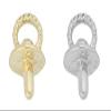 3D Pacifier Charm - 10K Yellow Gold or Sterling Silver view 1