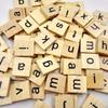 Anixl Toys Pack Wooden Scrabble Tiles Colorful Letters Numbers for Crafts Alphabet view 3