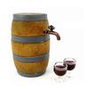 EatingBiting 1:12 Doll Mini House Christmas House Miniature Furniture Beer Barrel Cask Beer Keg Beer Mug 3Pcs Set (1 Beer Barrel & 2 Cup) Photography Props House Ornaments view 1
