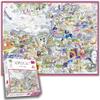 1000 Piece Jigsaw Puzzle - Tim Bulmer's Somerset Map  Hilarious and Detailed Map Featuring Somerset Landmarks, Traits, and Quirks view 1