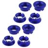 HobbyPark RC Control Transmitter Switch Nuts (8) & Wrench for Futaba JR Walkera Flysky Remote Controller (Blue) view 4