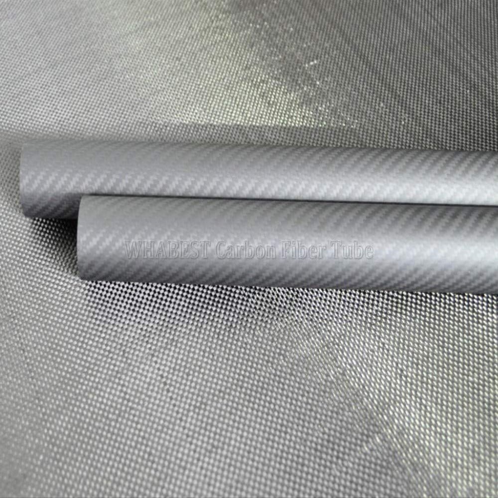 3k Carbon Fiber Tube L500mm OD 33MM x ID 30MM Tubing/Wing Tube Quadcopter arm Helicopter (1pcs 33x30x500mm Matte)