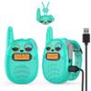 Qniglo Walkie Talkies for Kids Rechargeable, Christmas Birthday Gifts for Boys Age 3-12,Long Range Kids Walkie Talkies with FM Radio for Outdoor Camping Toys for 5 6 7 8 9 10 Year Old Teens Boy 2 Pack view 1