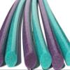 Solid Core Extra Long 60" Swim Noodles 6 Pack Deluxe Solid Core Foam Noodles (Green Purple) view 2
