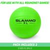 GoSports Slammo Official Replacement Balls 3-Pack - Works for All Roundnet Game Sets - Choose Between Competition Size or XL Size Balls view 3