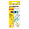 Eberhard Faber 551009 Glitter Felt Tip Pens Pastel 8 Colouring Pens with Thin Tip in Cardboard Case view 1
