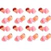 Mini Plastic Babies for Party Favor Decor Party Decorations Baby Shower Party Game Ice Cube Game (1" 60pcs, Pink) view 2
