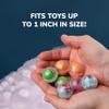 Capsule Vending Machine Round 50 pcs 1.1 inch (28mm) - Gumball Machine Capsules Bulk Clear Container - Easter Basket Stuffers Birthday Gifts Pinata Stuffers DIY Craft Supplies - Clear Capsules Empty view 3