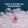 Capsule Vending Machine Round 50 pcs 1.1 inch (28mm) - Gumball Machine Capsules Bulk Clear Container - Easter Basket Stuffers Birthday Gifts Pinata Stuffers DIY Craft Supplies - Clear Capsules Empty view 4