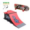 Skate Park Kit Ramp A-F Parts for Tech Deck Finger Board Handrail Ultimate Sport Training Props Games Interesting Indoor Toys for Boys (C) view 1