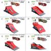 Skate Park Kit Ramp A-F Parts for Tech Deck Finger Board Handrail Ultimate Sport Training Props Games Interesting Indoor Toys for Boys (C) view 2