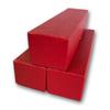 Guardhouse 9" Single Row Storage Box for 2" Paper and Plastic Coin Holders 3 Pack Red view 1