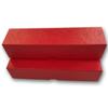 Guardhouse 9" Single Row Storage Box for 2" Paper and Plastic Coin Holders 3 Pack Red view 2