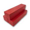 Guardhouse 9" Single Row Storage Box for 2" Paper and Plastic Coin Holders 3 Pack Red view 3