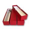 Guardhouse 9" Single Row Storage Box for 2" Paper and Plastic Coin Holders 3 Pack Red view 4