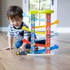 Fat Brain Toys Zigzag Racetrack - Number-Learning Car Tower for Preschoolers view 3