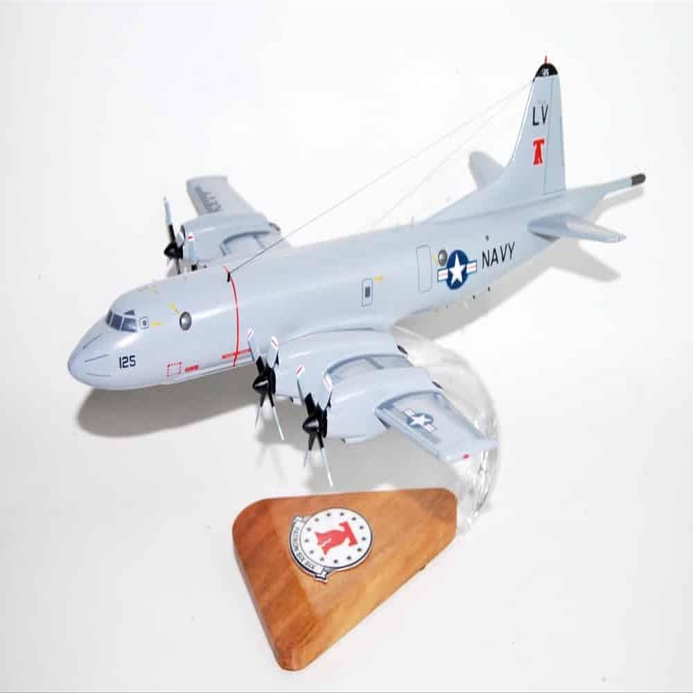 Squadron Nostalgia LLC Lockheed Martin P-3C Orion, VP-66 Liberty Bells (2005), Mahogany, 1/78th (18")