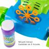 Bubble Lawn Mower - Outside Push Lawnmower Bubble Blower Machine for Toddlers - Walk Behind Outdoor Activity for Kids by Hey Play (Blue) view 3