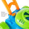 Bubble Lawn Mower - Outside Push Lawnmower Bubble Blower Machine for Toddlers - Walk Behind Outdoor Activity for Kids by Hey Play (Blue) view 4