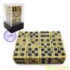 Bescon Old Looking Ancient Bone Dice D6 16mm 12pcs Set, 16mm Six Sided Die (12) Block of Stone Dice view 4