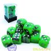 Bescon Two Tone Glowing Dice D6 16mm 12pcs Set Spooky Rocks, 16mm Six Sided Die (12) Block of Glowing Dice view 3