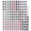 HNDTEK 166 Tiles American Mahjong Set Soft Bag with Combo Rack (Coffee) view 2