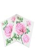 100-Pack Decorative Napkins Disposable Paper Party Napkins for Birthday Parties, Celebrations and Special Occasions - Pink Flowers Design view 1