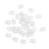 1200pcs Silver Number Confetti Party Supplies for Birthdays Anniversaries Versatile Decoration for Tables Invitations Wrapping and More view 1