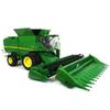 TOMY Big Farm John Deere S690 Combine - 1:16 Scale - Includes Corn and Draper Head Attachments - Farm Toys with Realistic Lights and Sounds - Ages 3 Years and Up view 3