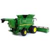 TOMY Big Farm John Deere S690 Combine - 1:16 Scale - Includes Corn and Draper Head Attachments - Farm Toys with Realistic Lights and Sounds - Ages 3 Years and Up view 4