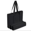 HNDTEK American Mah Jongg,Western Mah Jong Set Soft Carry Bag with 2 Pcs Combo Racks and Tiles Holder (Trays) Wrapper. (Black) view 1
