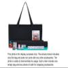 HNDTEK American Mah Jongg,Western Mah Jong Set Soft Carry Bag with 2 Pcs Combo Racks and Tiles Holder (Trays) Wrapper. (Black) view 4