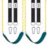 2 Pack Swings Seats Heavy Duty with 66" Chain Plastic Coated, Playground Swing Set Accessories Replacement with Snap Hooks and Hanging Strap view 1