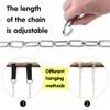 2 Pack Swings Seats Heavy Duty with 66" Chain Plastic Coated, Playground Swing Set Accessories Replacement with Snap Hooks and Hanging Strap view 4