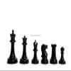 1853 Harrwitz Jaques Series 3.5" Antiqued Boxwood & Ebony The Chess Empire- Luxury Staunton Wood Chess Pieces only Set view 3