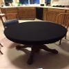 Made to Order Poker Table Cover for Lifetime Tables in Speed lite + pad - Felt Table Cover Alternative fits 48", 60", 72" (Black, 48 inch) view 4