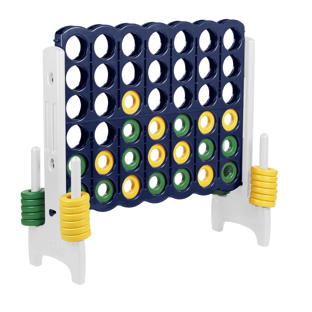 ECR4Kids Jumbo 4-To-Score, Giant Game, Blue/Gold