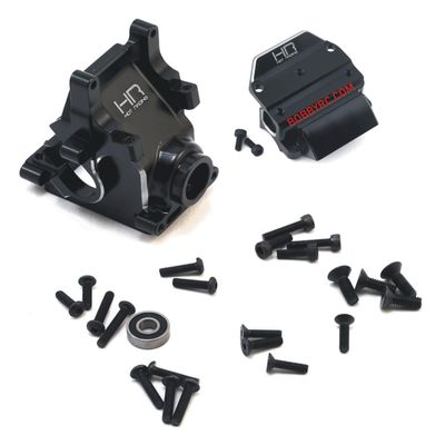 Hot Racing 2 Pack AON12E01 aon12c01 Hd Gearbox Case & Cover Bulkhead Arrma Kraton Outcast